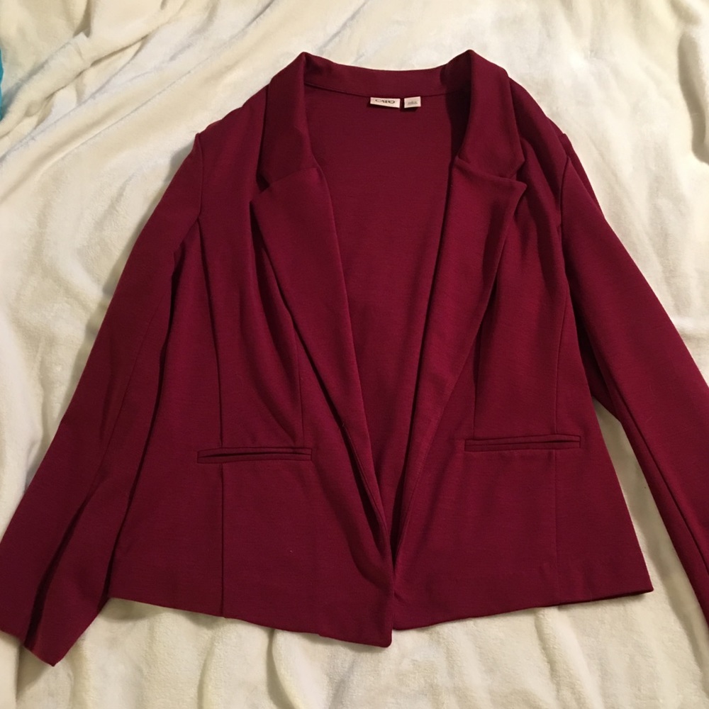 Maroon Blazer - Very soft like a sweater